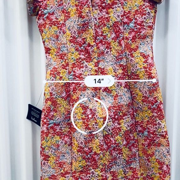 NWT LULUS Floral Print Mini Dress SZ M - Picture 6 of 6